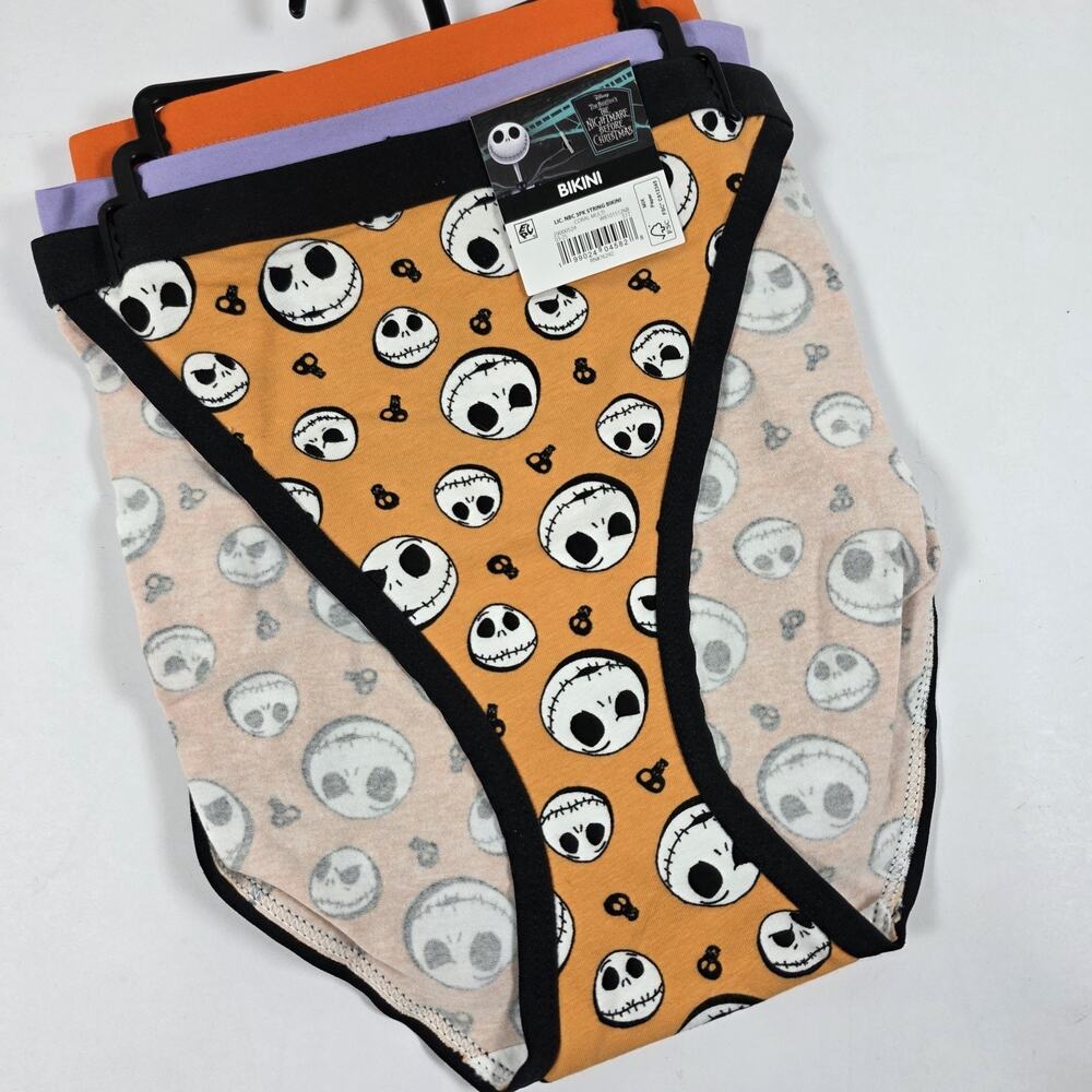 The Nightmare Before Christmas String Bikini 3 Pack Size Small